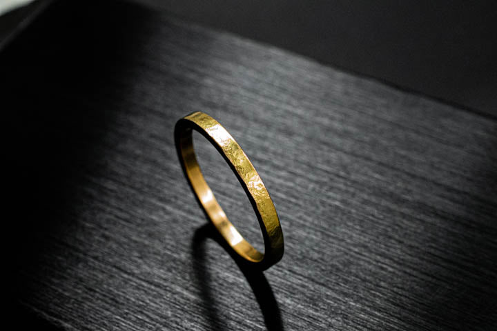Anillo Martillado Oro