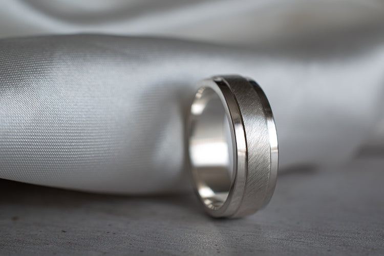 Anillo Plano Alma Rayada