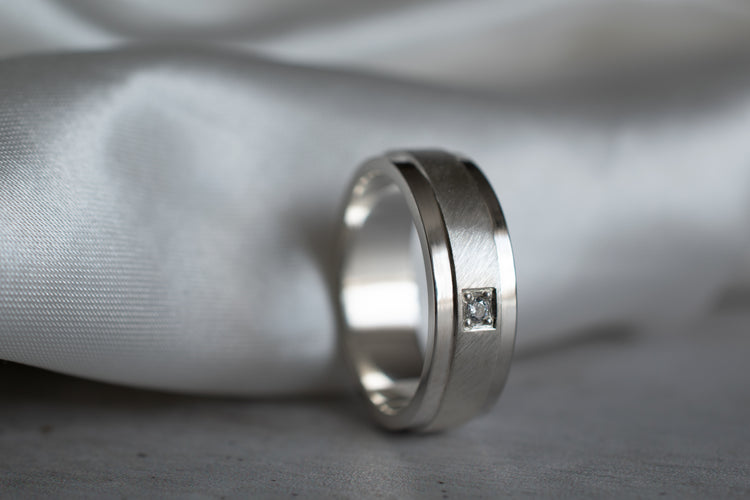 Anillo Plano Alma Rayada