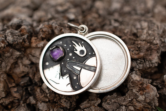 Colgante Universo Extinción Amatista