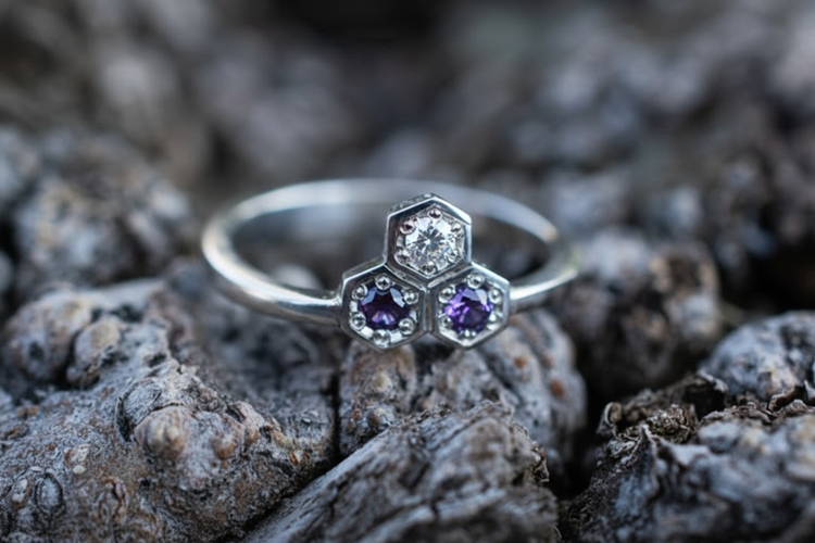 Amatista y Diamante